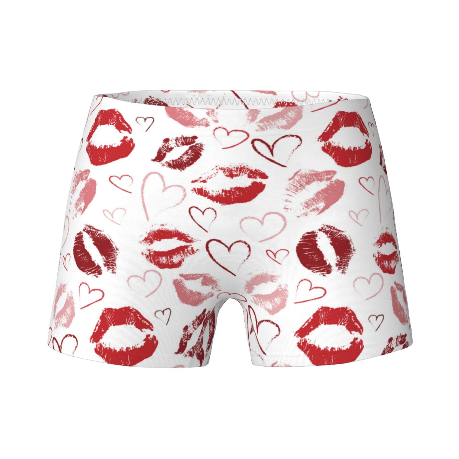 teen-girls-underwear-red-lips-soft-cotton-boxer-briefs-panties-for