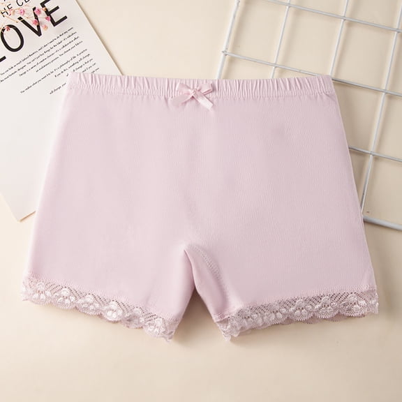 Teen Girls Underwear, Seamless Girls Panties, Girl's Boyshort (Purple 2-4 Years)