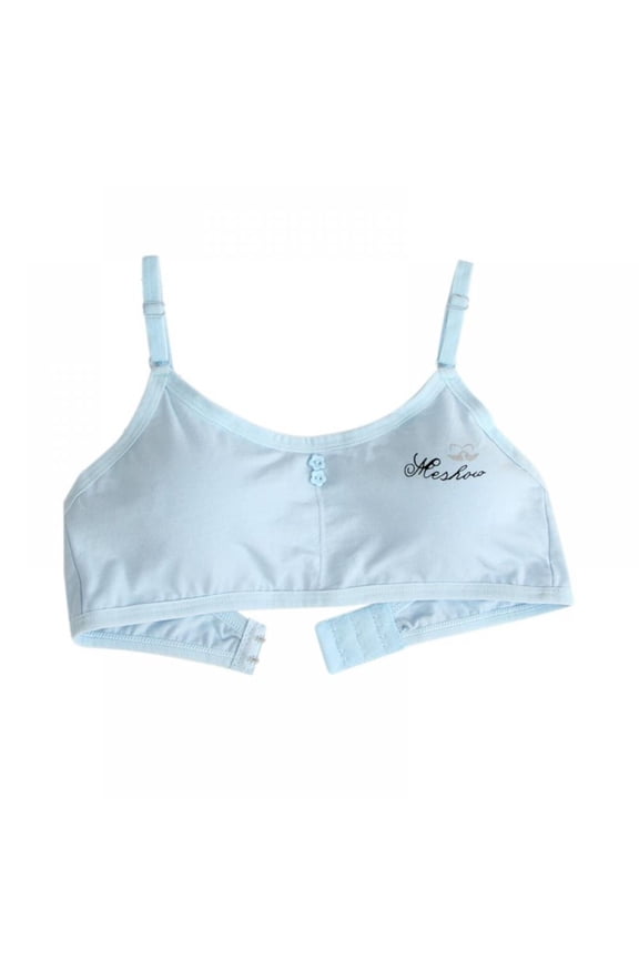 Teen Girls Underwear Soft Padded Cotton Bra Young Girls for Yoga Sports Running Breathable Bra,Asia Size