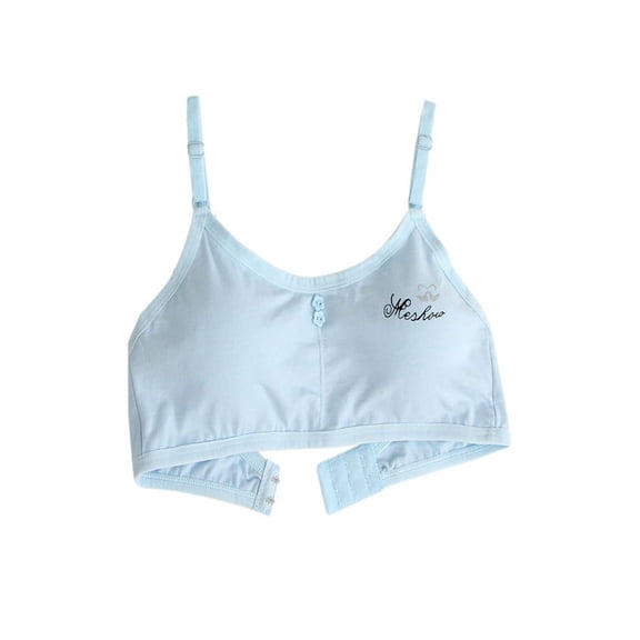 Teen Girls Underwear Soft Padded Cotton Bra for Sports Breathable Bra