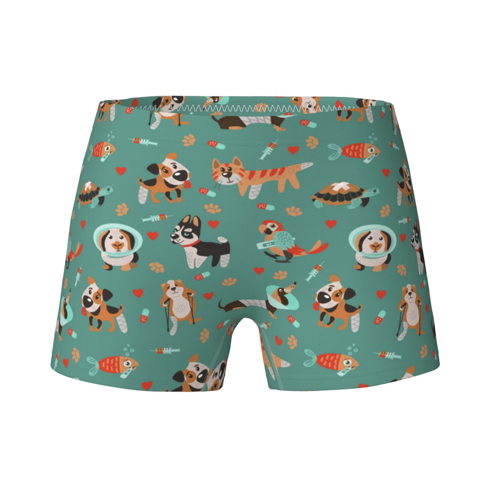 Teen Girls Underwear Veterinary Clinics Cotton Soft Boxer Briefs