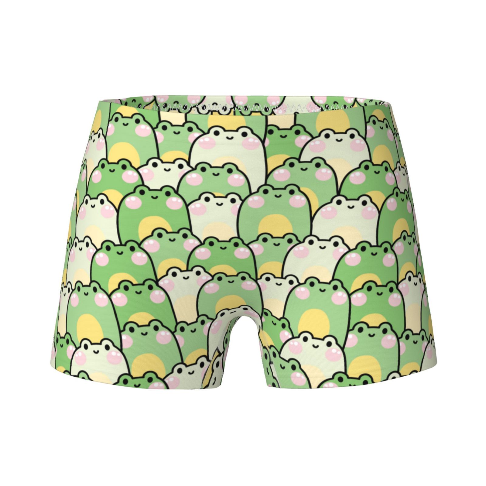 Teen Girls Underwear Cute Smile Frog Green Kawaii Soft Cotton Boxer teen-girls-underwear-cute-smile-frog-green-kawaii-soft-cotton-boxer