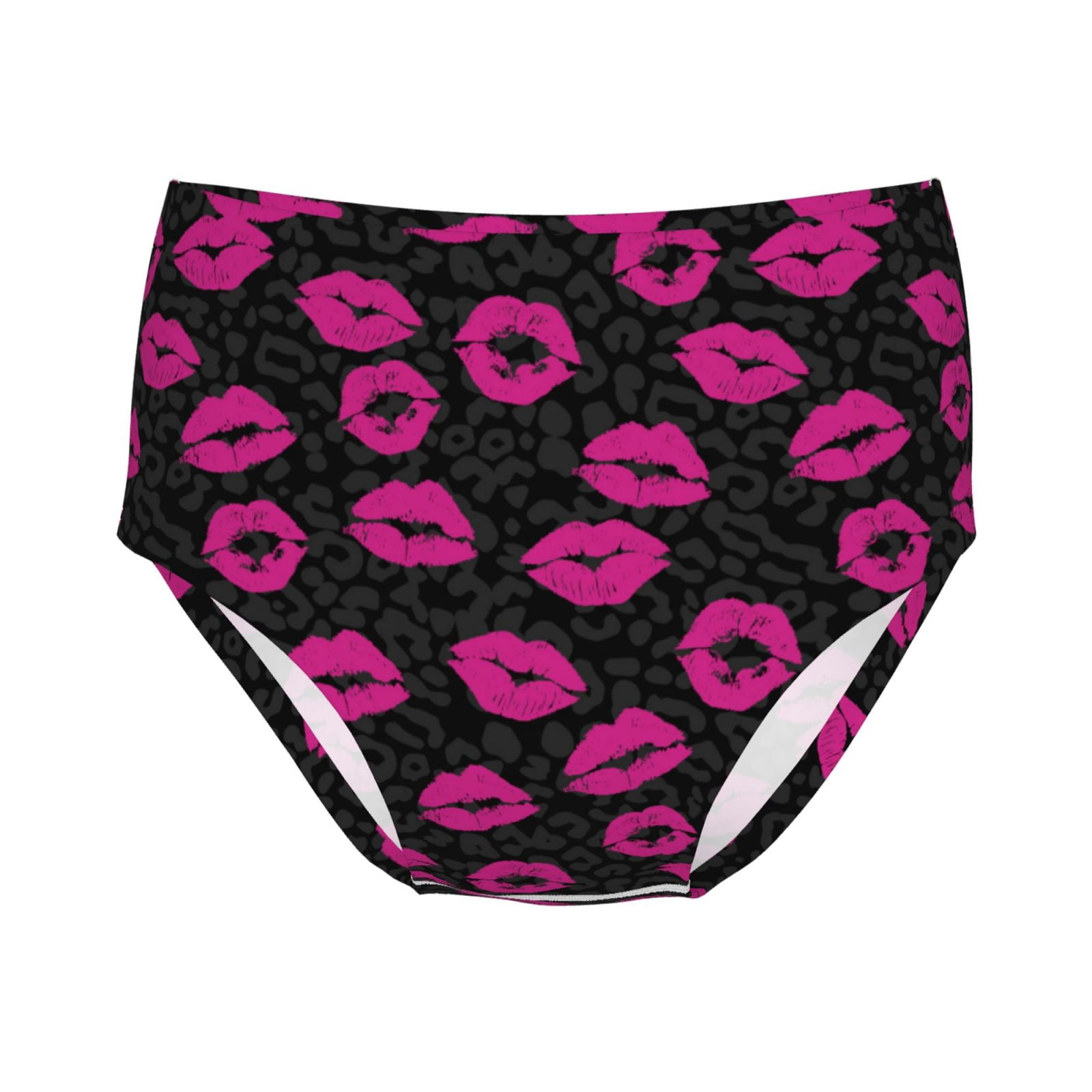 teen-girls-underwear-fashion-lips-black-leopard-soft-cotton-briefs