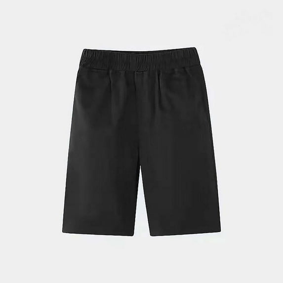 Teen Girls Uniform Black Athletic Kids Basketball Shorts Boys Soccer Shorts 17-18 Years