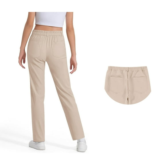 Teen Girls Uniform Pants Skinny Pants Stretch Pants With Pockets Flare Leg Pants Boys Blue Uniform Pants Back To School Clothes for Teen Girls Teen Clothes for Girls 13-14 Years