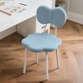 thumbnail image 1 of Teen  Desk Chair Girls Vanity Chair Kids Desk Teddy Fleece Student Task Study Bedroom Office Reading Seat for Girls(Blue), 1 of 9