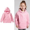 thumbnail image 1 of Teen Hoodie Kids Pink Hoodie Long Sleeve Hooded Sweatshirt Top Warm Fall Winter Clothes Teen Boy Clothes 13-14 Years, 1 of 7