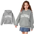 thumbnail image 1 of Teen Hoodies Boys Grey Hoodie Long Sleeve Lightweight Pullover Tops Loose Sweatshirt Winter Clothes Girls 11-12Years Clothes Cute&nbsp;Boy Girl&nbsp;Clothing, 1 of 4