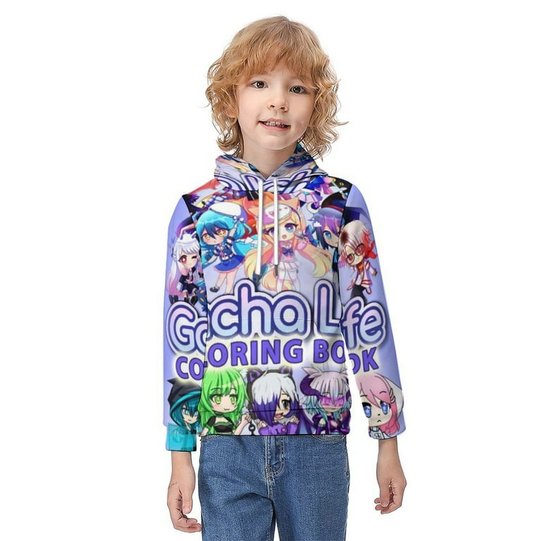 Teen Hoodies Gacha Life Fashion Pullover Youth Hoodie Sweatshirt