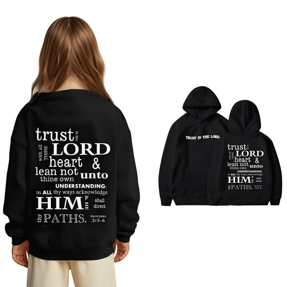 Teen Hoodies Jesus Loves You Hoodie Long Sleeve Graphic Hoodies Fashion Oversize Pullover Top Winter Sweatshirts Kids Clothes Boys Size 11-12 Years Cute Boy Girl Clothing
