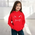 thumbnail image 1 of Teen Hoodies Solid Sweatshirt Long Sleeve Pullover Soft Trendy Printed Girls Boys Style Casual Sweatshirt Teen Clothes for Girls Ages 9-10, 1 of 3