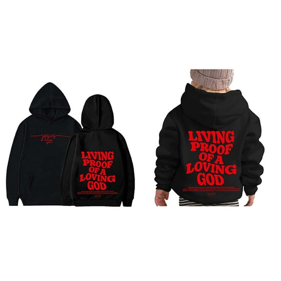 Teen Hoodies Trust in the Lord Hoodies Long Sleeve Graphic Hoodies Fashion Oversize Pullover Top New Year Sweatshirts Boy Clothes 13-14 Years Cute Boy Girl Clothing