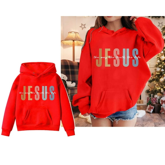 Teen Hoodies Trust in the Lord Hoodies Long Sleeve Graphic Sweatshirt Cute Loose Pullover Top Cute Clothes Preppy Clothes for Girls 11-12 Years Cute Boy Girl Clothing
