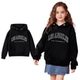 thumbnail image 1 of Hoodies for Boys Girls Long Sleeve Hooded Sweatshirt Top Letter Graphic Hooded Winter Clothes Kids Boys Clothes 12-13 Years, 1 of 4