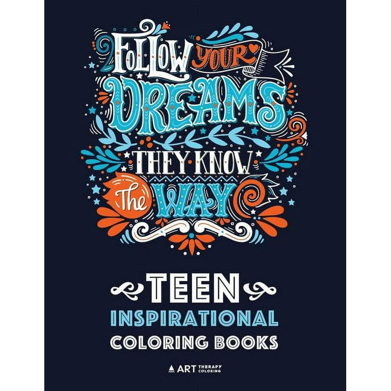Coloring Books for Kids ages 3-10: Coloring Books For Kids For Girls & Boys  Cool Coloring Pages & Inspirational, Positive Messages About Being Cool