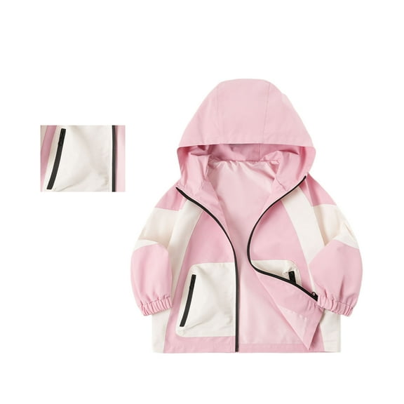 Teen Jacket Boys Boys Windbreaker Jacket Zip Up Hoodie Lightweight Toddler Jacket Fall Clothes Girls Clothes Size 11-14 Years