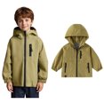 thumbnail image 1 of Teen Jackets Boys Windbreaker Zip Up Jacket Light Jacket for Girls Fall Coat Girls Clothes Size 10-11 Years, 1 of 4