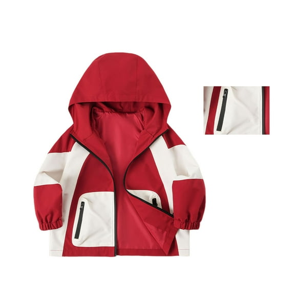 Teen Jackets Kids Windbreaker Zip Up Jacket Lightweight Toddler Jacket Fall Jacket Size 15-18 Years Girls Clothes