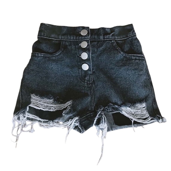 Jean Shorts for Girls Straight Leg Ripped Shorts Girls Summer Outfits Shorts Girls 12-13 Years