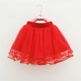 thumbnail image 1 of Teen Kids Girls Fluffy Tulle Skirt with Elastic Waist for Party Dance Performances Wear 13-14 Years, 1 of 3