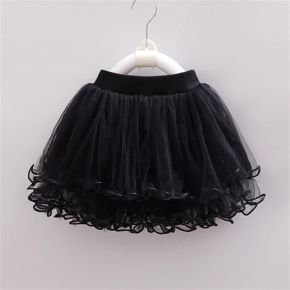 Teen Kids Girls Fluffy Tulle Skirt with Elastic Waist for Party Dance Performances Wear 9-10 Years