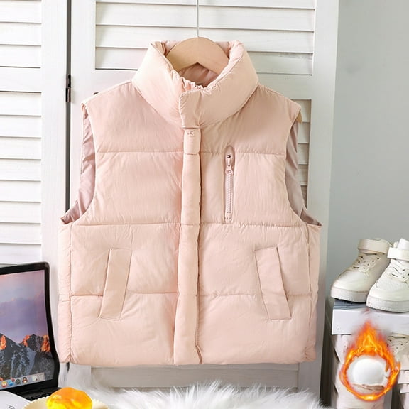 Teen Kids Puffer Vest Years Lightweight Sleeveless Outerwear Vests Years Winter Vest Kids Clothes 11-12 Years
