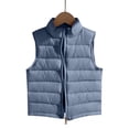 thumbnail image 1 of Teen Kids Puffer Vest Years Sleeveless Lightweight Outerwear Jackets & Vests Years Boys' Outerwear Vests Girls Size 11-12 Years Clothes, 1 of 3