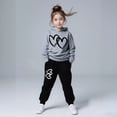 thumbnail image 1 of Teen Kids Sweatsuit Set for Girls,2 Piece Long Sleeve Grey Basic Hoodie Jogging Pants Winter Clothes Boy Clothes 13-14 Years Cute&nbsp;Boys Girls&nbsp;Clothing, 1 of 6