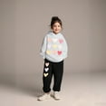 thumbnail image 1 of Teen Kids Toddler Sweatsuit,2 Piece Long Sleeve White Hooded Sweatsuits Pullover Sweatpants Set Warm Fall Winter Clothes Little Girls Clothes 13-14 Years Cute&nbsp;Boys Girls&nbsp;Clothing, 1 of 6