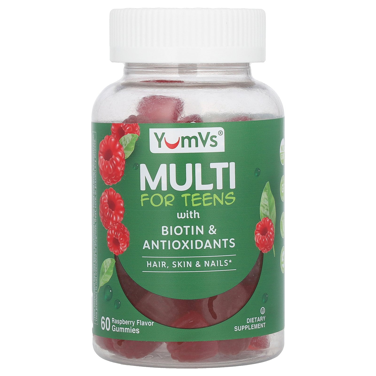 Yum-V's Teen Multivitamin Gummies with Biotin and Antioxidants ...