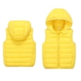 thumbnail image 1 of Teen Puffer Vest Girls Vest Hooded Jacket Zipper Up Down Coats Winter Fleece Vest for Little Boys 10-12 Years, 1 of 7