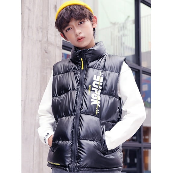 Teen Puffer Vest Lightweight Sleeveless Girls' Outerwear Jackets & Coats Girls Winter Clothes Girls Vests 10-13 Years