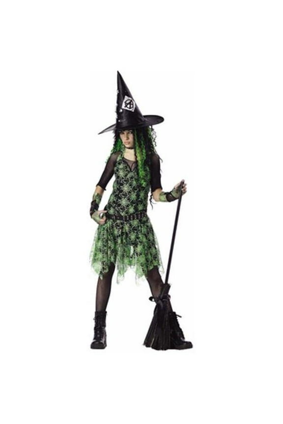 Teen Punk Rocker Witch Costume