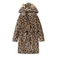 thumbnail image 1 of Topgal Teen Robe for Girls Cozy Classic Yellow Leopard Bathrobe Toddler Big Kid Size 12, 1 of 7