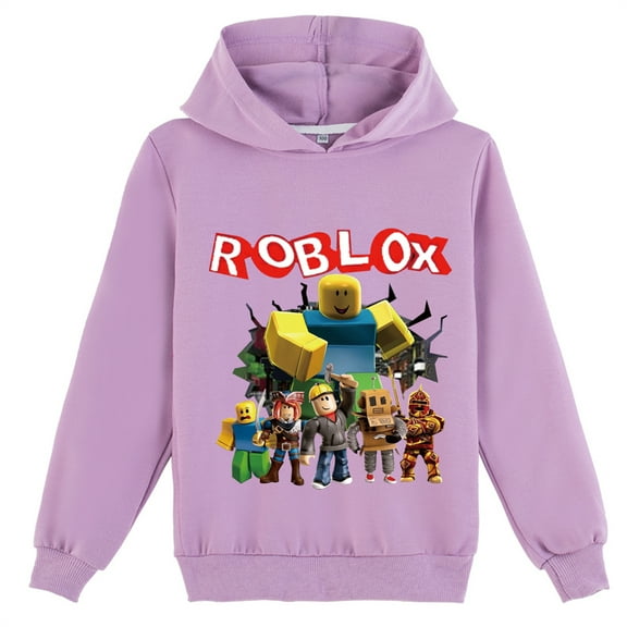 Teen Roblox Classic Hoodie Casual Pullover Sweatshirts Hooded Long Sleeve Tops for Spring,Fall