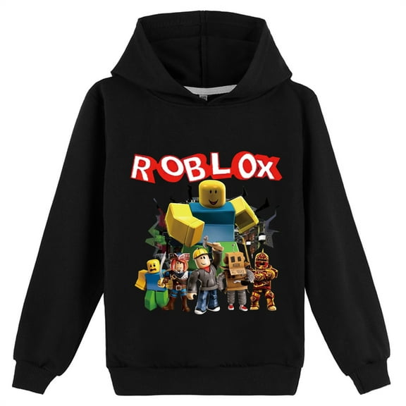 Teen Roblox Classic Hoodie Casual Pullover Sweatshirts Hooded Long Sleeve Tops for Spring,Fall