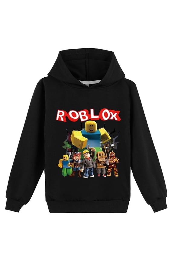 Teen Roblox Classic Hoodie Casual Pullover Sweatshirts Hooded Long Sleeve Tops for Spring,Fall