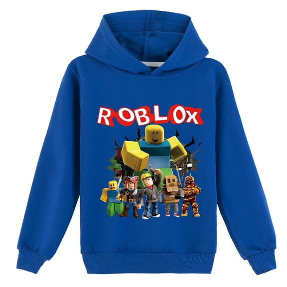 Teen Roblox Classic Hoodie Casual Pullover Sweatshirts Hooded Long Sleeve Tops for Spring,Fall