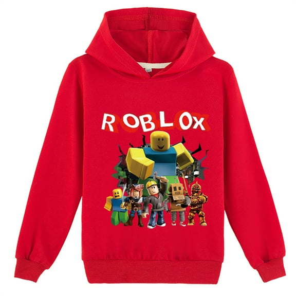Teen Roblox Classic Hoodie Casual Pullover Sweatshirts Hooded Long Sleeve Tops for Spring,Fall