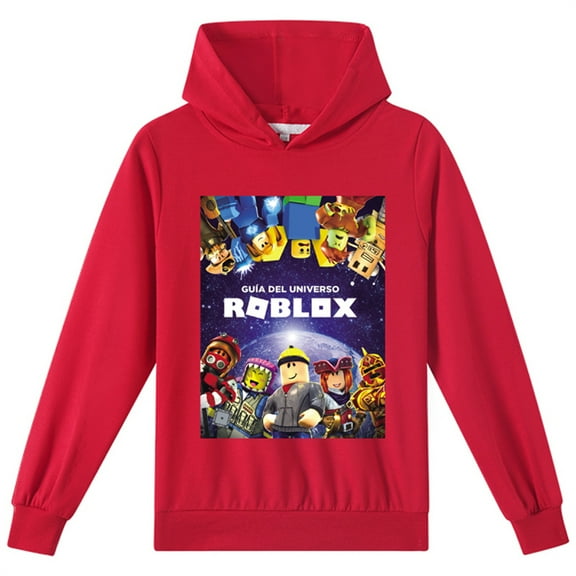 Teen Roblox Pullover Sweatshirts Hooded Cotton Long Sleeve Hoodies Casual Tops for 8-16 Years