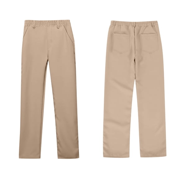 Teen School Pants for Girls Skinny Fit Kids Dress Pants with Pockets Straight Pants Brown Pants for Girls Back To School Clothes Teen Girls Pants Size 11-12 years