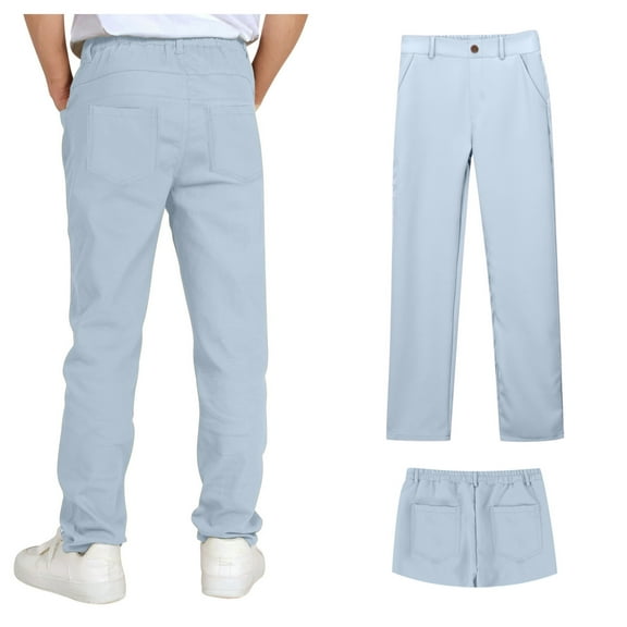 Teen School Uniforms For Boys Straight Pants With Pockets Pull On Chino Pants Stretch Pants Brown Uniform Pants For Boys Back To School Outfits Teen Boys Clothes 14-15 Years