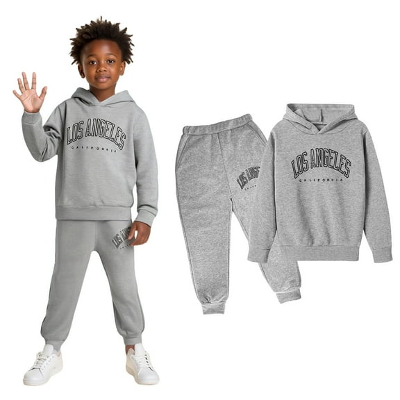 Teen Sets for Girls Long Sleeve Solid Pullover Hoodie Sweatshirt and Jogger Sweatpants 2 Pcs Fall Winter Clothes Teenage Girl Clothes 160 Cute Boy Girl Clothing