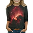 thumbnail image 1 of Teen Shirts St Patricks Day Shirt Toddler Boy Girls Short Sleeve Cotton T Shirts Green Shirt St. Patrick's Kids Tie Dye Shirt Black Tshirt, 1 of 5