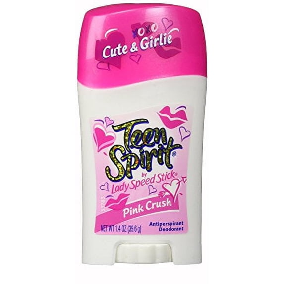 Teen Spirit Antiperspirant Deodorant, Pink Crush - 1.4 Ounce, (Pack of 3)