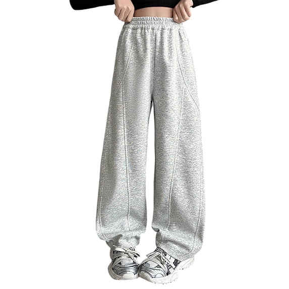 Teen Sweatpant for Girls Baggy High Waist Elastic Jogger Girlss Athletic Pants Pants for Toddler Girls 13-15 Years
