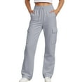 thumbnail image 1 of Teen Sweatpants Boys Grey Joggers for Girls Basic Kids Athletic Pants Cargo Sweatpants with Pockets Boys 13-14 Years Pants, 1 of 5