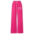 thumbnail image 1 of Teen Sweatpants Boys Jogger Pants With Pockets Drawstring Basic Girls Red Sweatpants Boys Size 11-12 Years Pants, 1 of 4