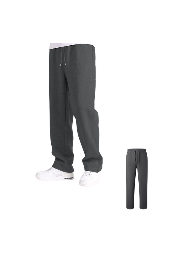 Teen Boys Sweatpants Athletic Pants for Girls with Pockets Adjustable Drawstring Basic Gray Sweatpants Boy Pants 13-14 Years