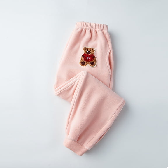 Teen Sweatpants Kids Pink Sweatpants for Girls Basic Boys' Athletic Pants Sweatpants with Pocket Girls Clothing Size 11-12 Years